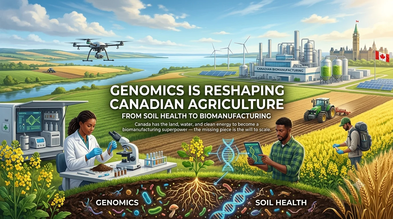 Genomics Is Reshaping Canadian Agriculture From Soil Health to Biomanufacturing